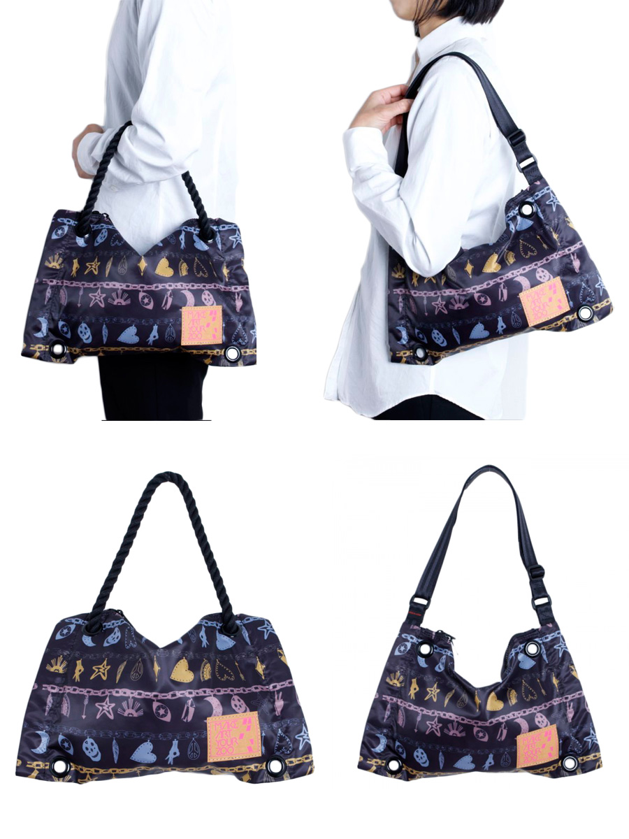 Printed bags, Zakee Shariff for MAYZ 2014