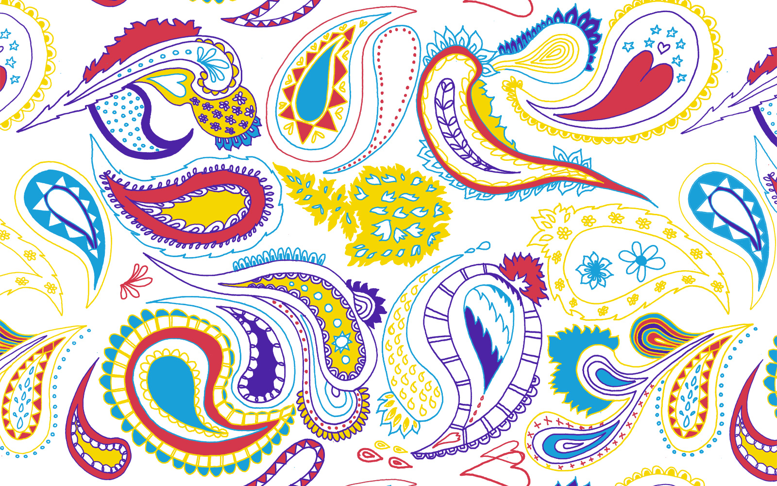 'Paisley' all-over print, Zakee Shariff for People Tree, SS12