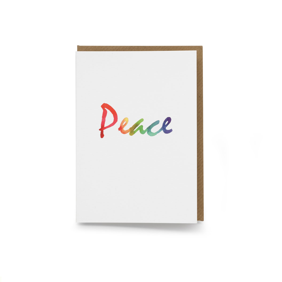 PEACE TEXT PRINTED ON 300 GSM PAPER